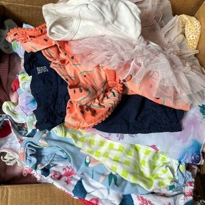 Huge lot of newborn girl clothes